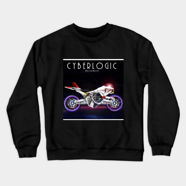 Cyberlogic racing Crewneck Sweatshirt by retromegahero